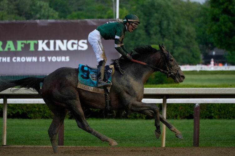 Golden Tempo races to victory in Belmont Stakes